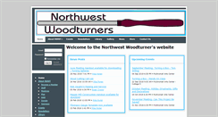 Desktop Screenshot of northwestwoodturners.com