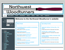 Tablet Screenshot of northwestwoodturners.com